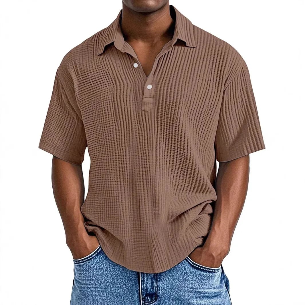 André Ferran Sorrento Ribbed Polo