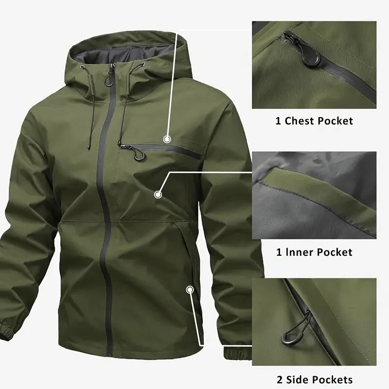 André Ferran All-Weather Hooded Jacket