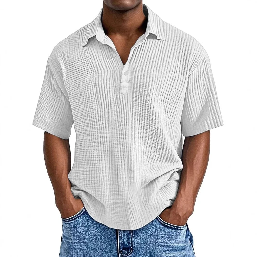 André Ferran Sorrento Ribbed Polo