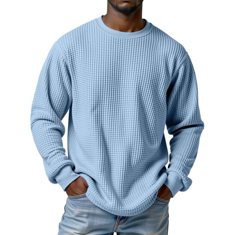 André Ferran Waffle Crew Pullover