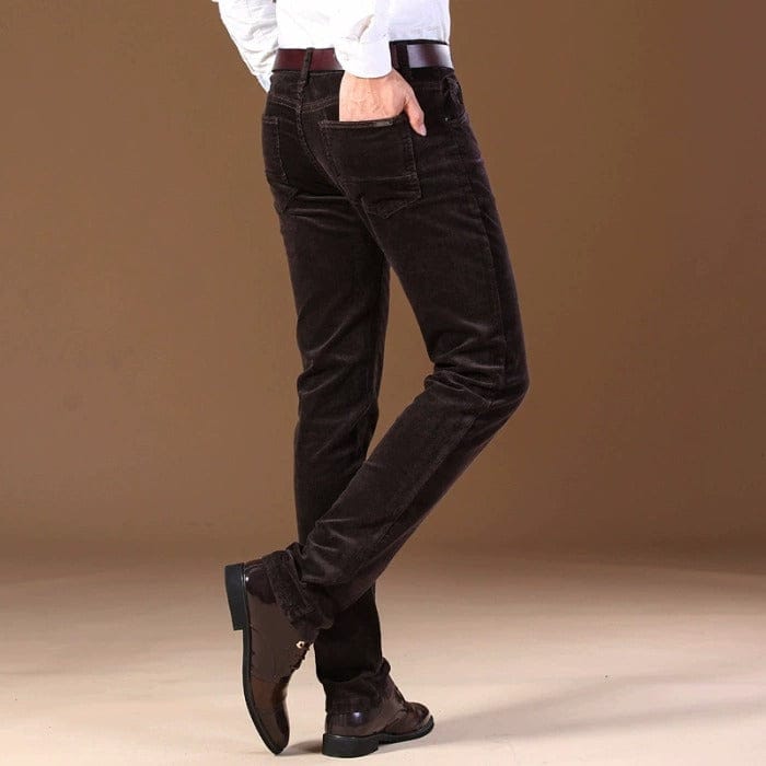 André Ferran Stretch Corduroy Trousers