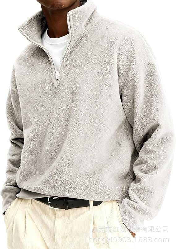 André Ferran Sherpa Quarter-Zip Pullover