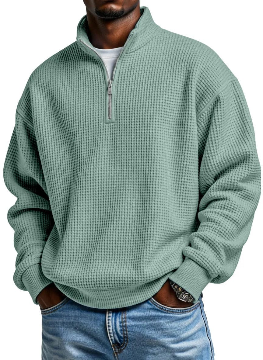 André Ferran Waffle Quarter-Zip