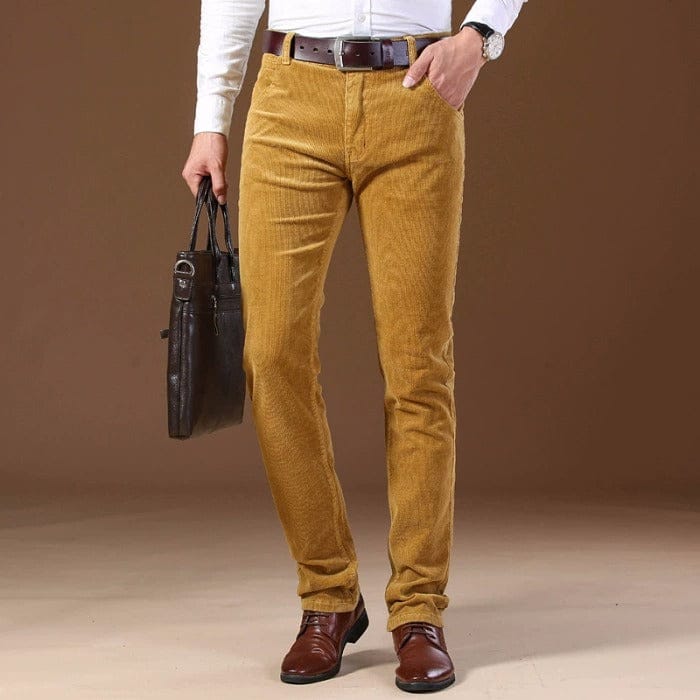 André Ferran Stretch Corduroy Trousers