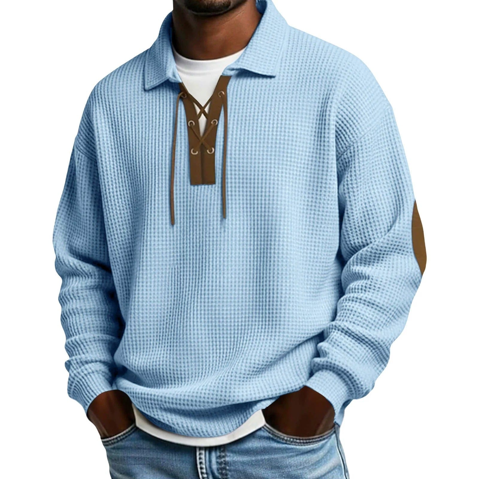 André Ferran Viking Waffle Pullover