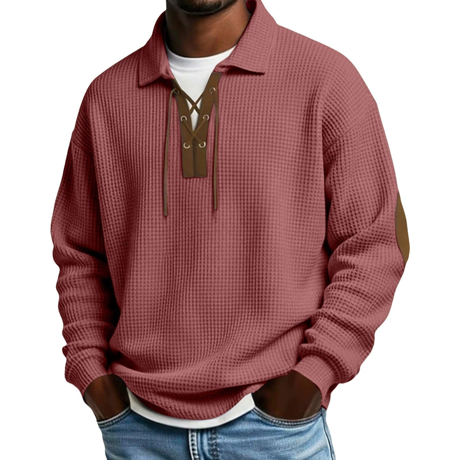 André Ferran Viking Waffle Pullover