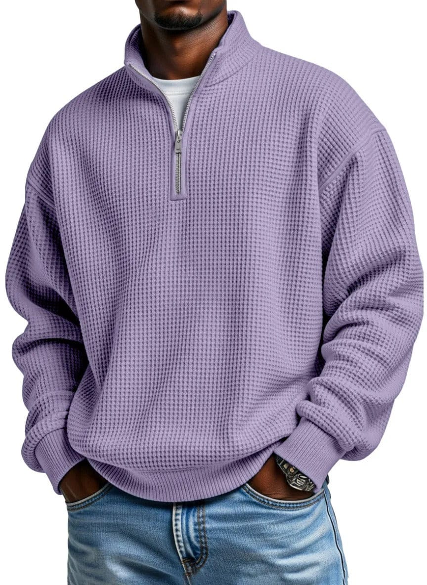 André Ferran Waffle Quarter-Zip