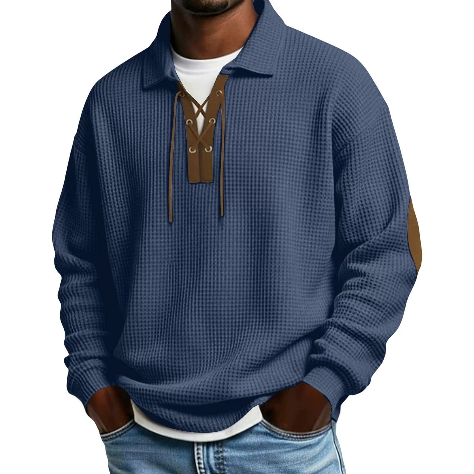 André Ferran Viking Waffle Pullover