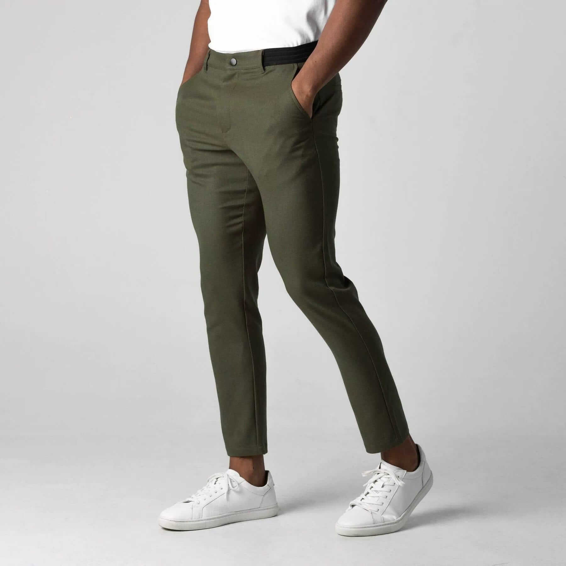 Pantalón chino deportivo de tejido elástico en 4 direcciones André Ferran