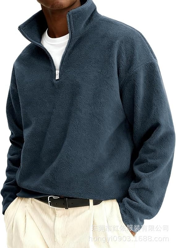 André Ferran Sherpa Quarter-Zip Pullover