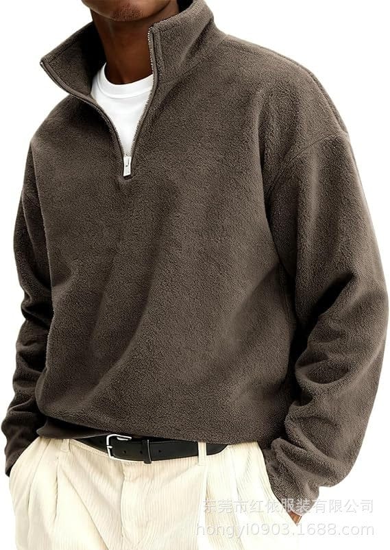 André Ferran Sherpa Quarter-Zip Pullover