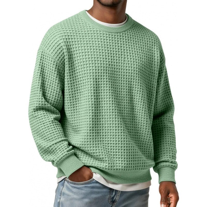 André Ferran Waffle Crew Pullover