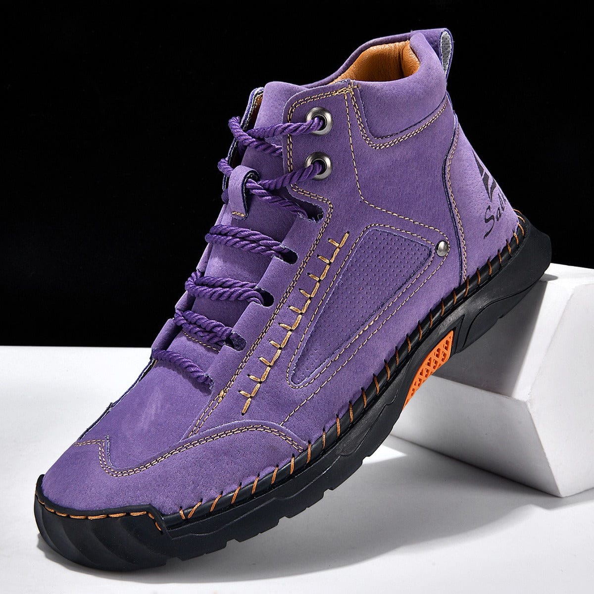 André Ferran Salkin Leather Boots