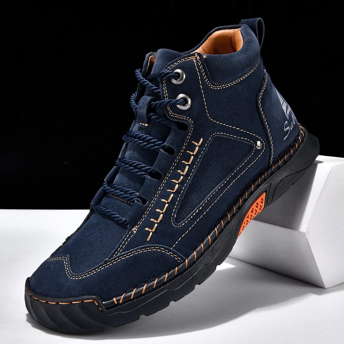 André Ferran Salkin Leather Boots