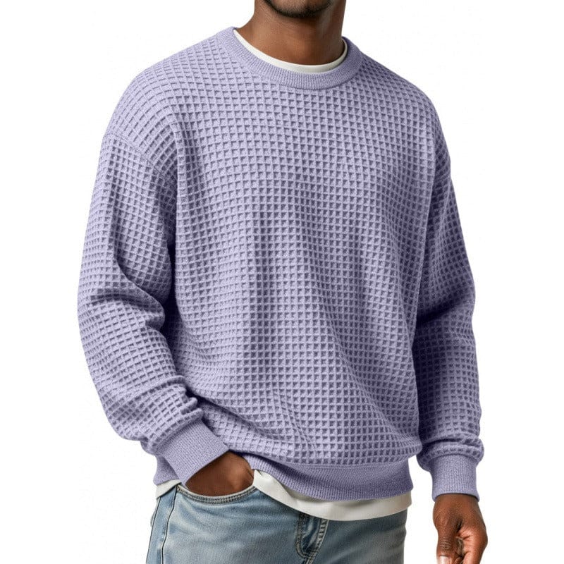 André Ferran Waffle Crew Pullover