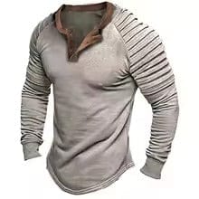 André Ferran Viking Henley Pullover