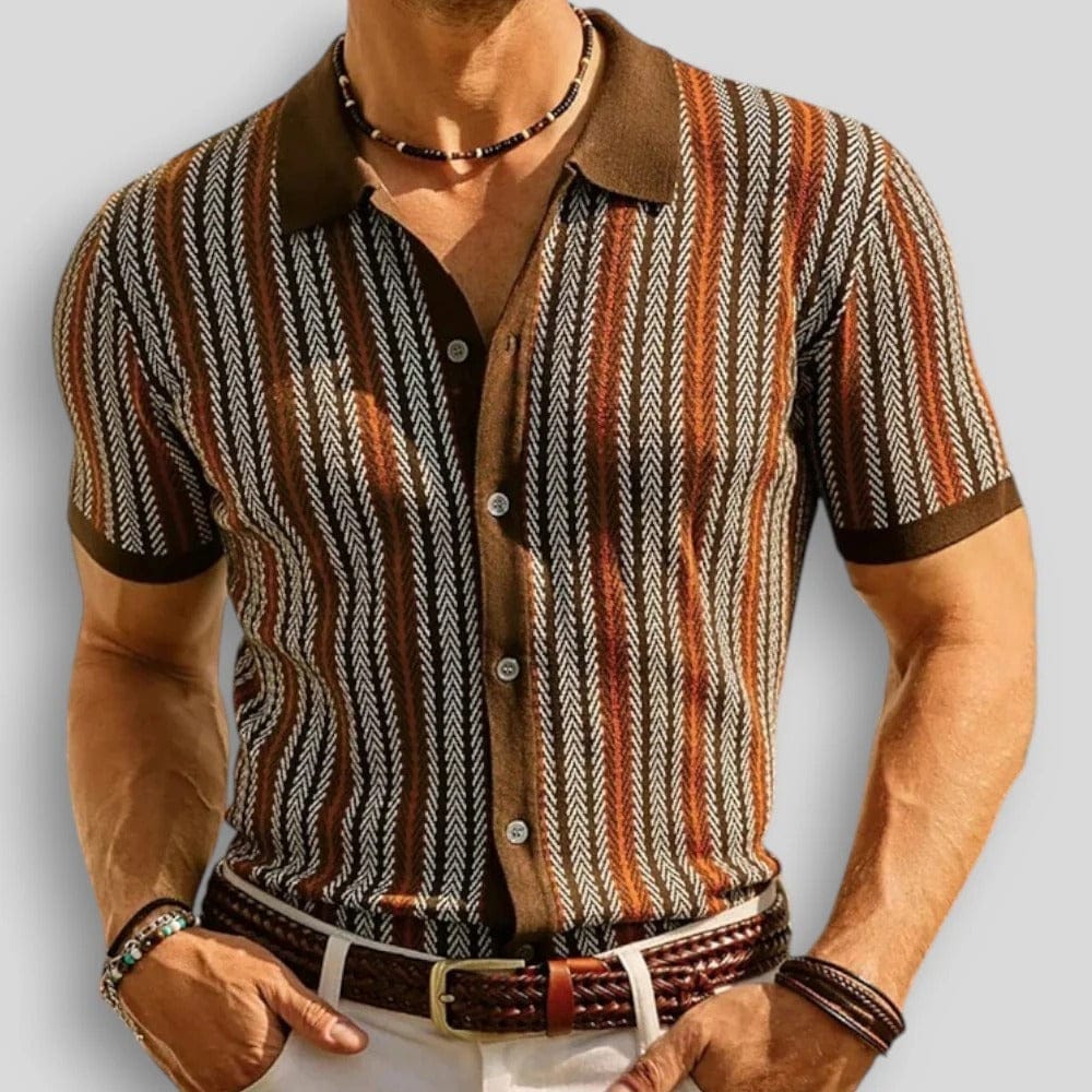 André Ferran Lorenzo Stripe Shirt