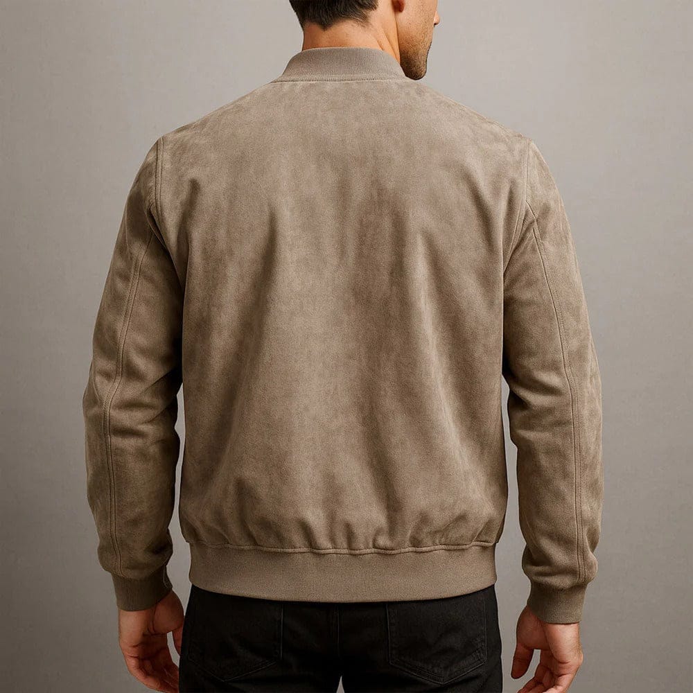 André Ferran Velours-Wildlederjacke
