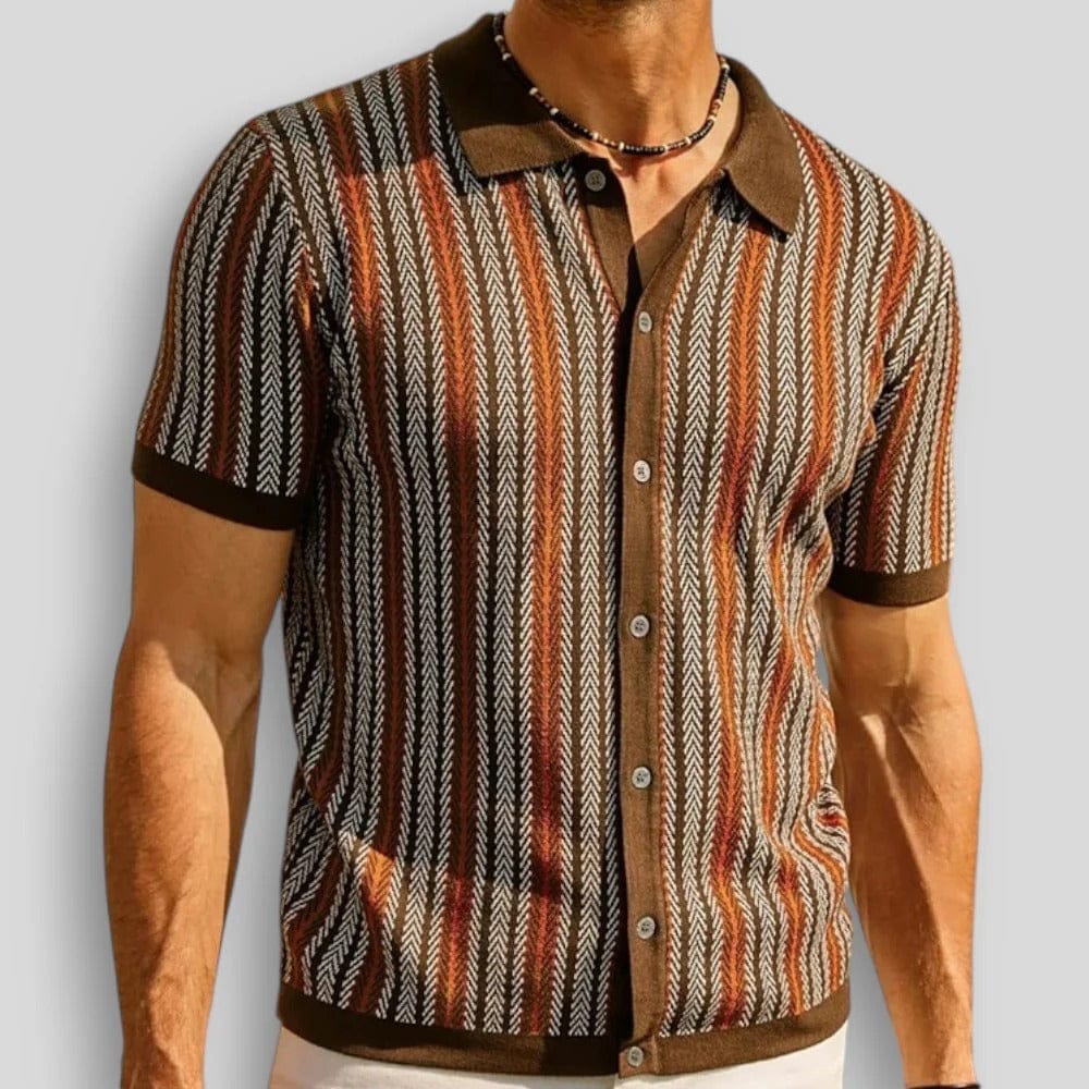 André Ferran Lorenzo Stripe Shirt