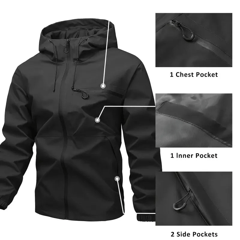 André Ferran All-Weather Hooded Jacket