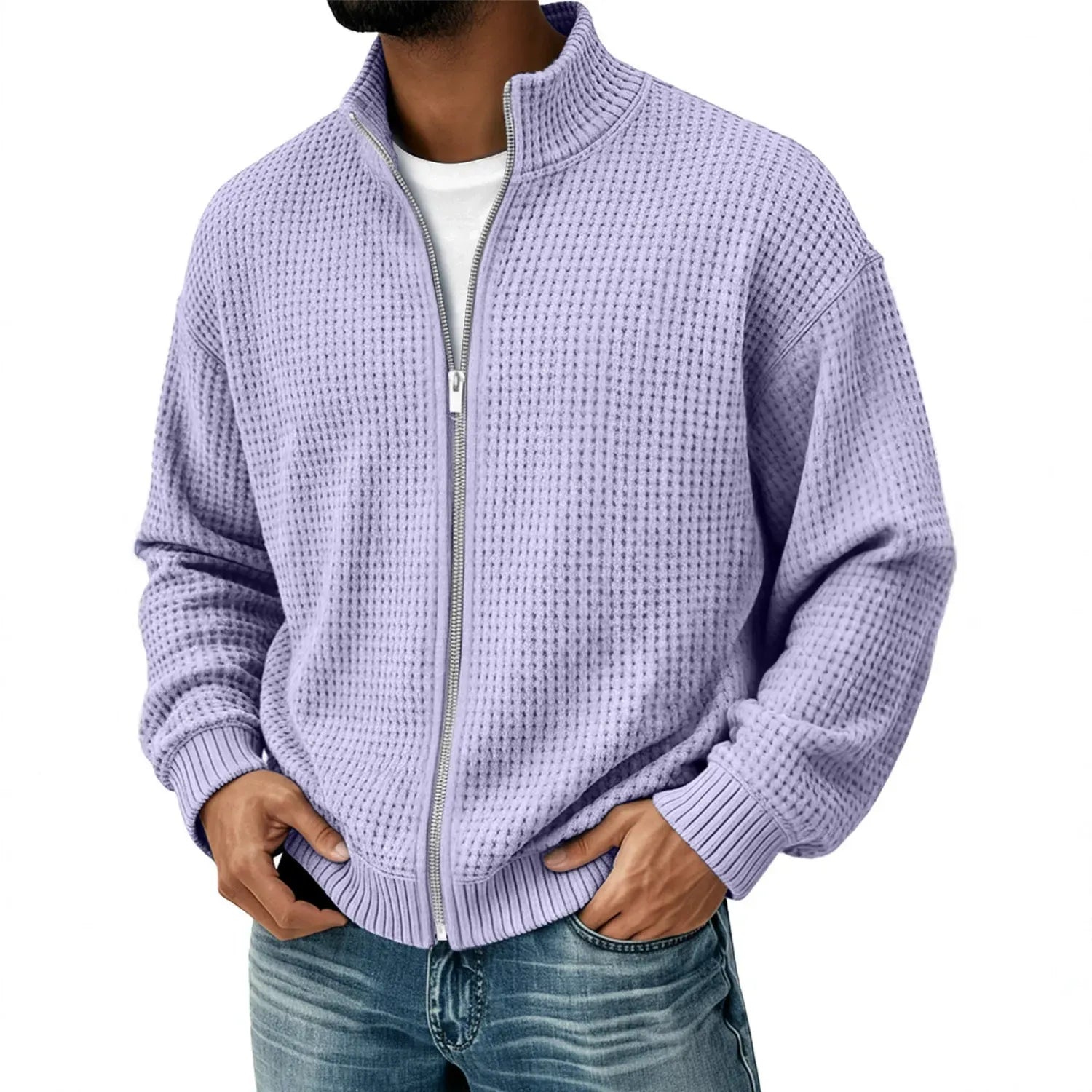 André Ferran Waffle Bomber Jacket