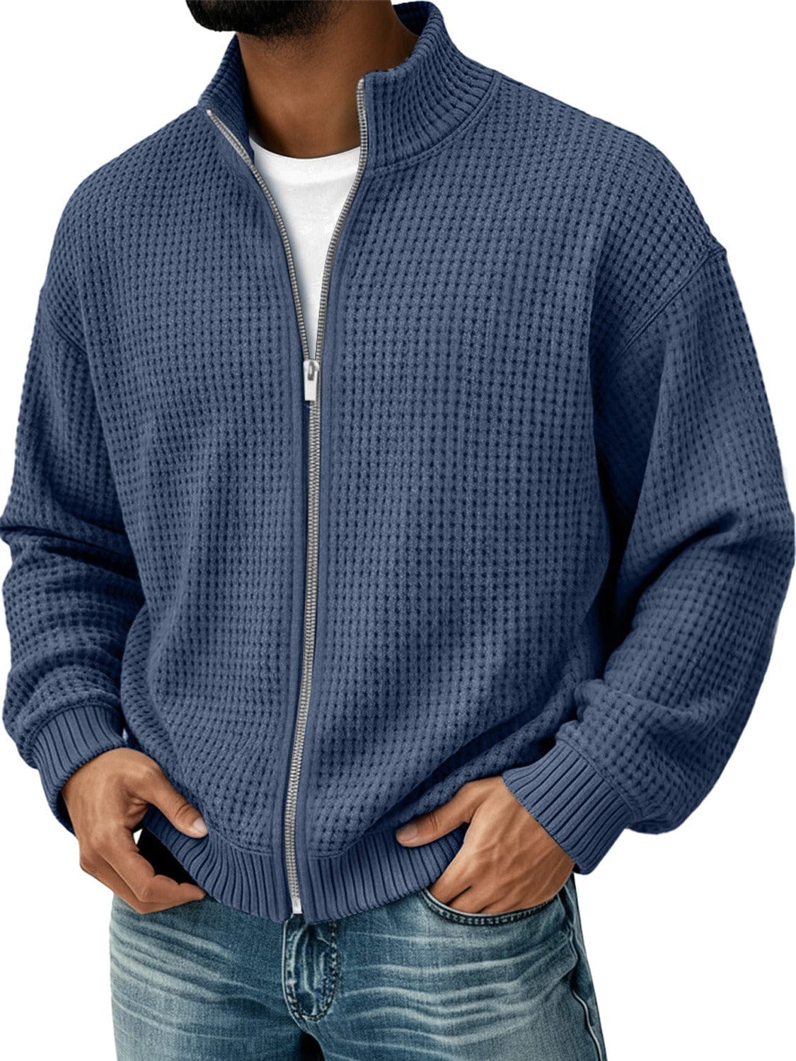 André Ferran Waffle Bomber Jacket