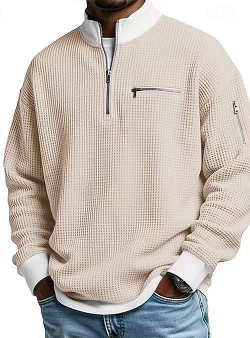 André Ferran Utility Waffle Quarter-Zip