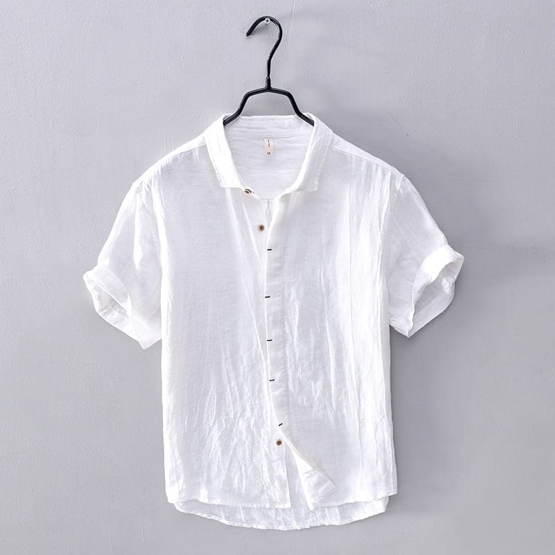 André Ferran Havana Linen Shirt