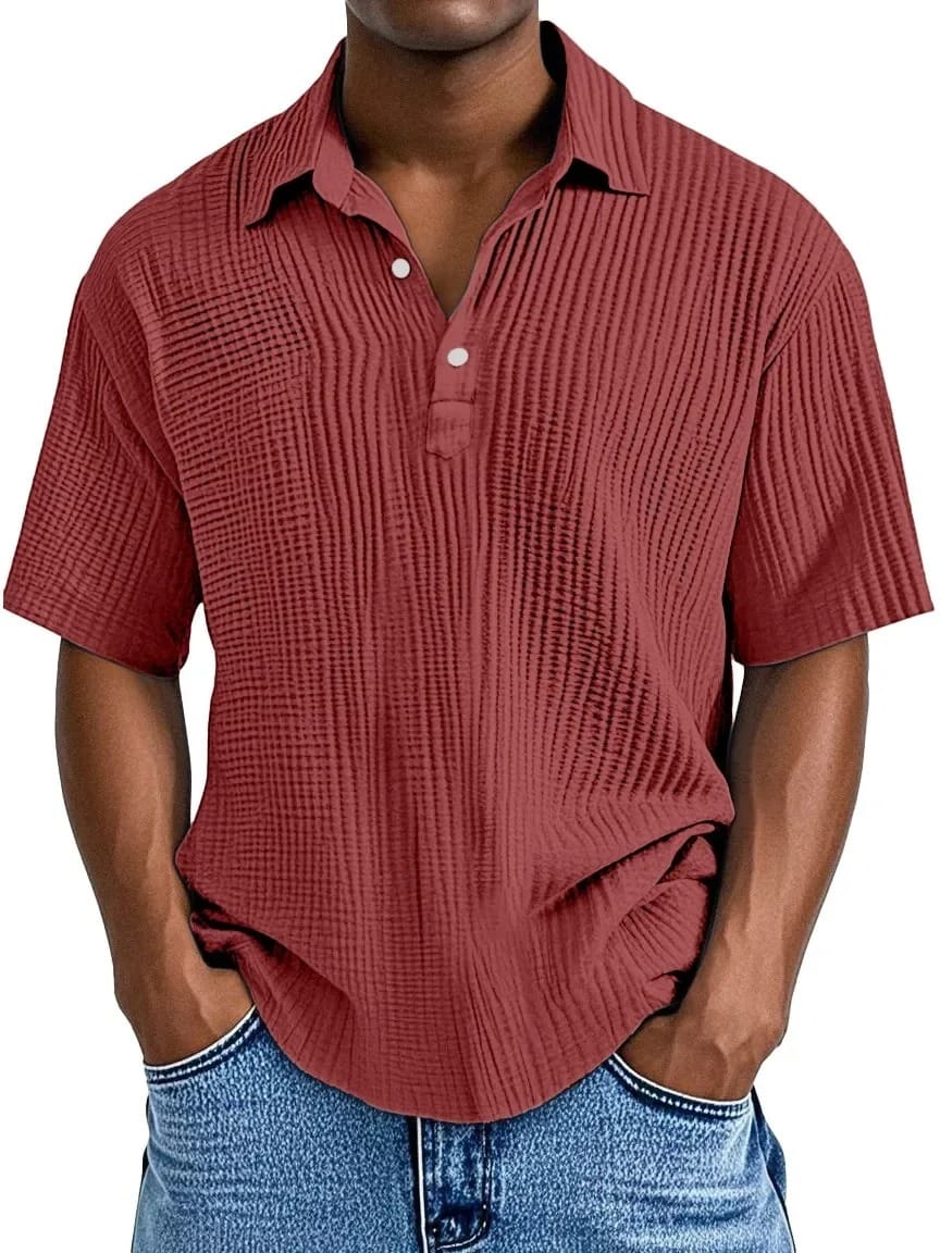 André Ferran Sorrento Ribbed Polo