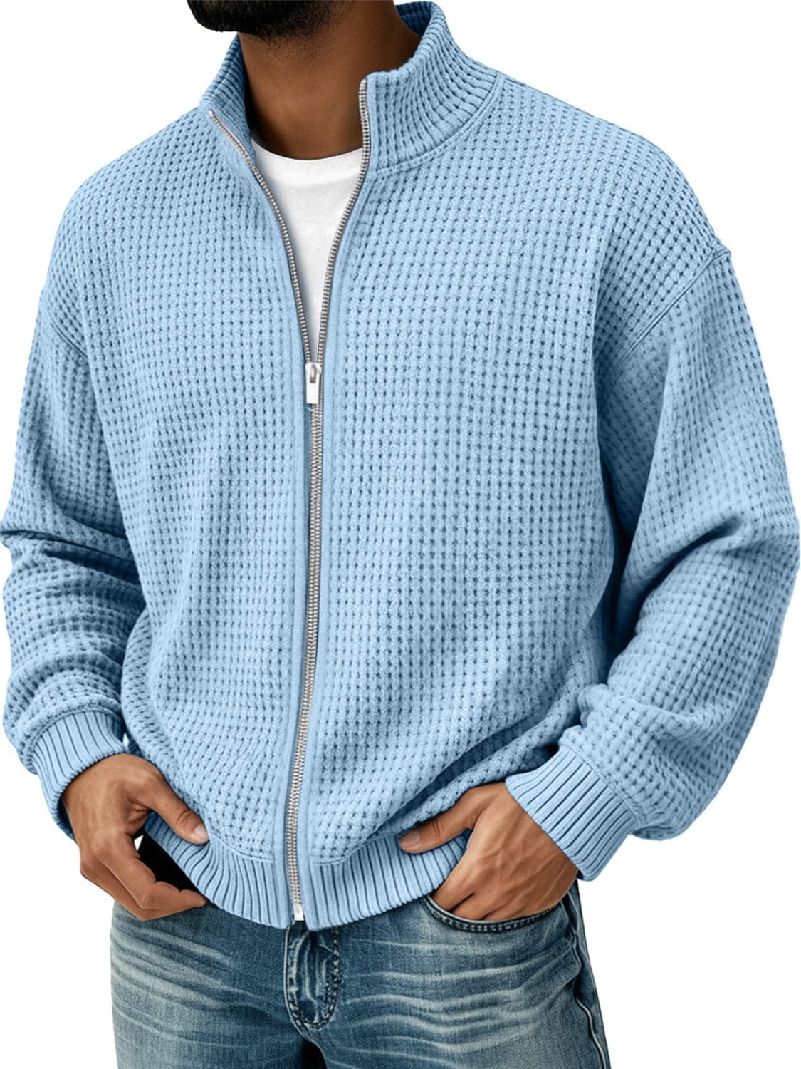 André Ferran Waffle Bomber Jacket