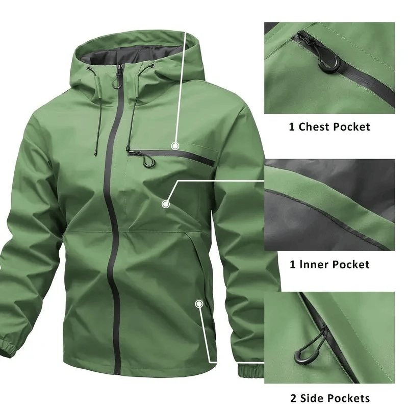 André Ferran All-Weather Hooded Jacket