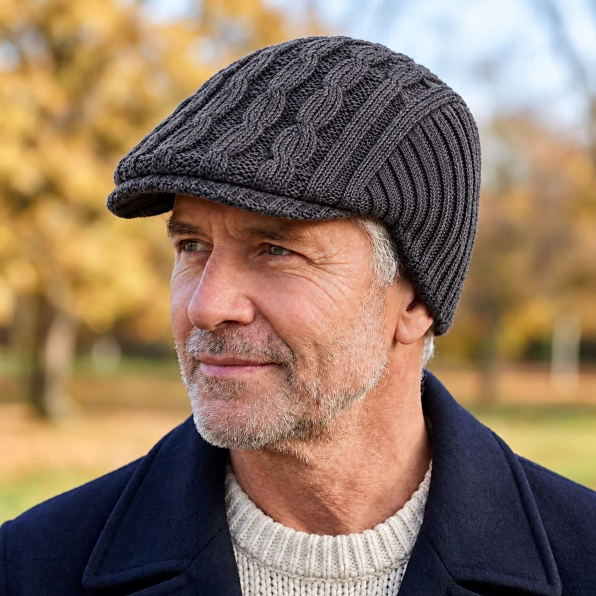 André Ferran Arden Knitted Flap Cap
