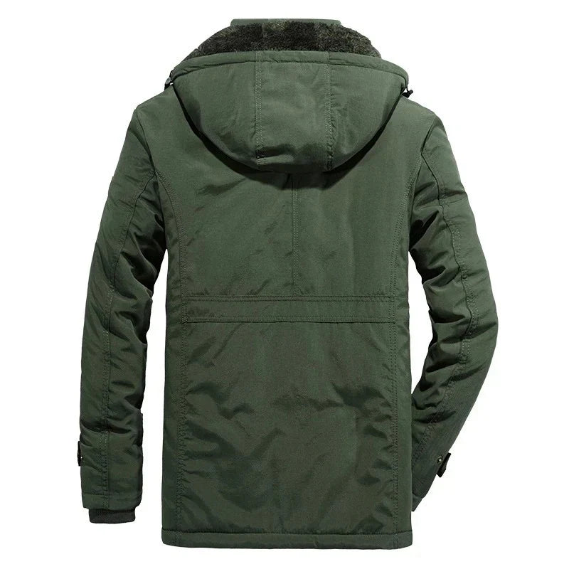 Bjorn - Warme Heren Fleece Winterjas Van Premium Wolmix