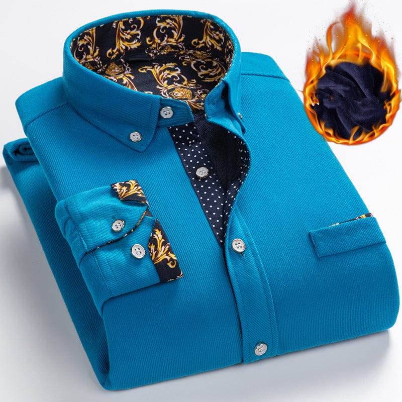 🧥 60% DE RÉDUCTION! ✨ Chemise Hiver Homme Polaire Épaisse - Velours Côtelé Haut de Gamme avec Coupe Moderne pour Loisirs et Voyages ❄️🎁